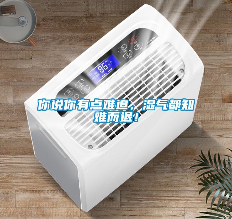 你說你有點難追，濕氣都知難而退！