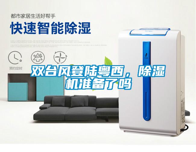 雙臺風登陸粵西，除濕機準備了嗎