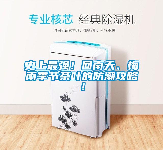 史上最強！回南天、梅雨季節(jié)茶葉的防潮攻略！