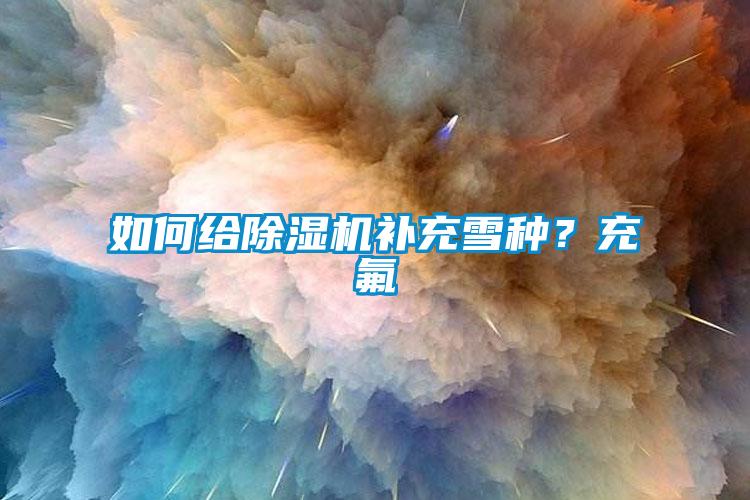 如何給除濕機(jī)補(bǔ)充雪種？充氟