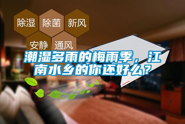 潮濕多雨的梅雨季，江南水鄉的你還好么？