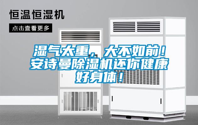 濕氣太重，大不如前！安詩曼除濕機還你健康好身體！