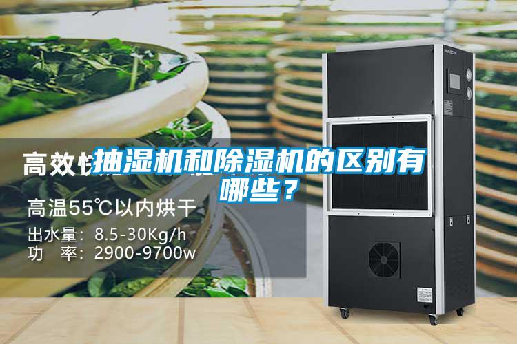抽濕機和除濕機的區別有哪些?