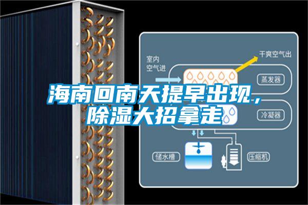 海南回南天提早出現，除濕大招拿走
