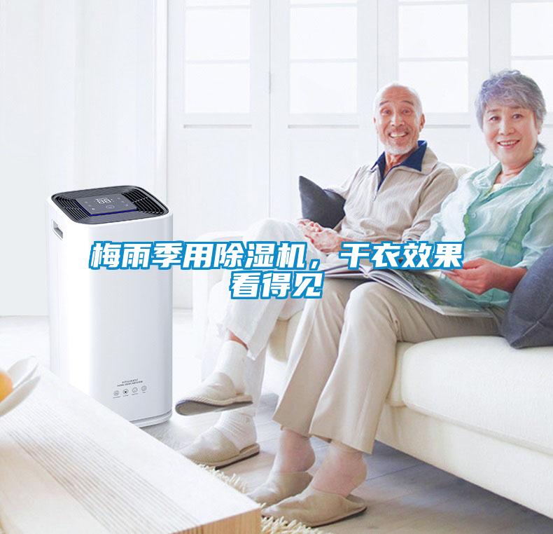 梅雨季用除濕機，干衣效果看得見