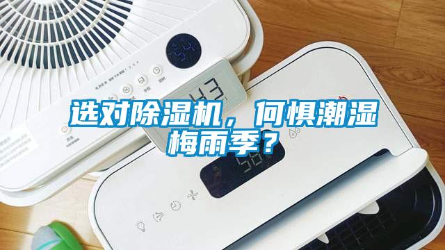 選對除濕機，何懼潮濕梅雨季？