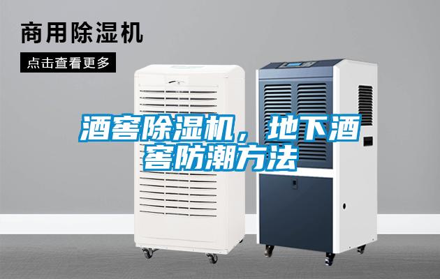 酒窖除濕機,地下酒窖防潮方法