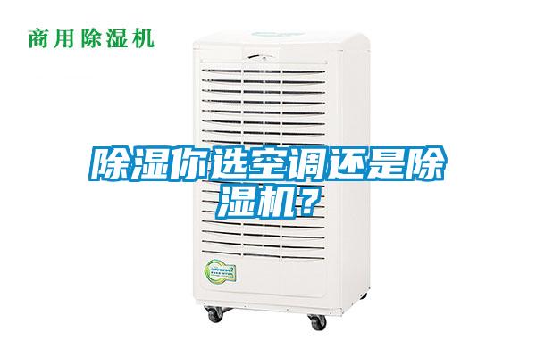 除濕你選空調還是除濕機？