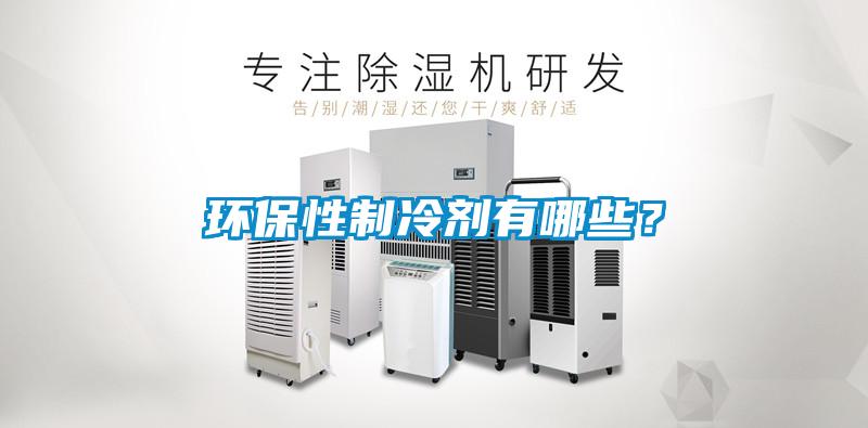 環保性制冷劑有哪些？