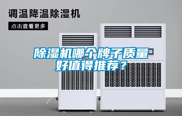 除濕機(jī)哪個(gè)牌子質(zhì)量好值得推薦?