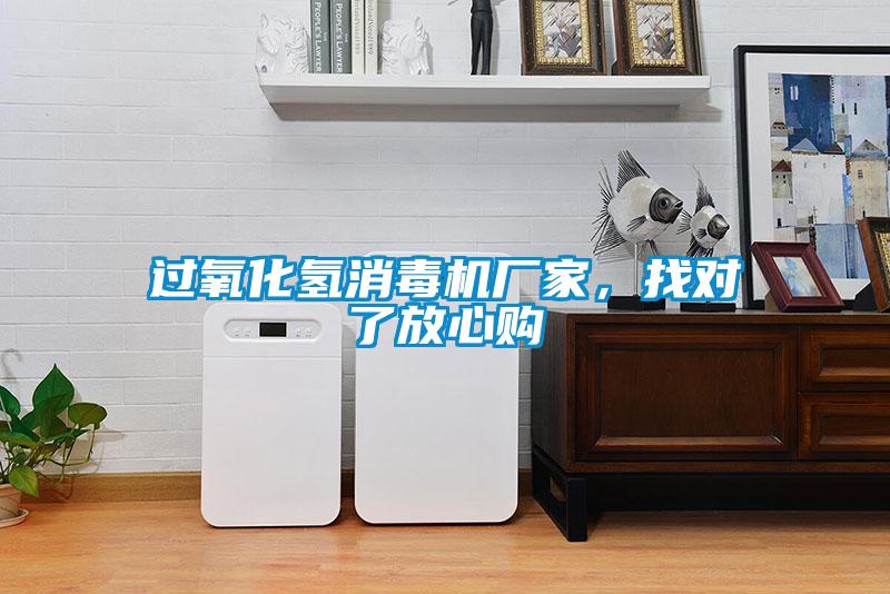 過氧化氫消毒機(jī)廠家,找對了放心購