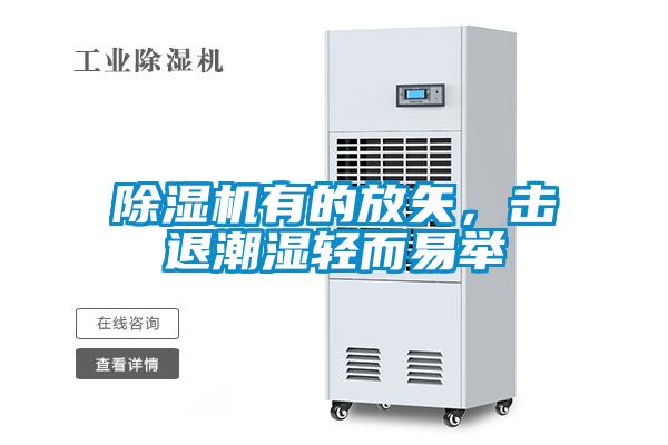 除濕機有的放矢,擊退潮濕輕而易舉