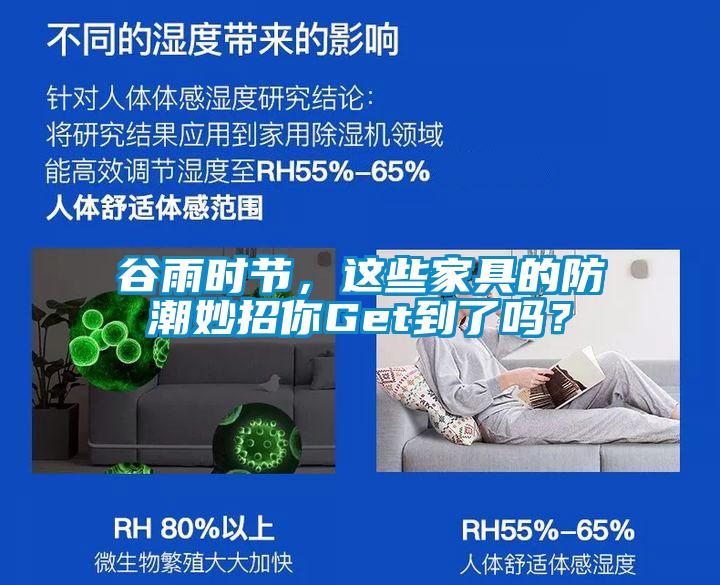 谷雨時節，這些家具的防潮妙招你Get到了嗎？