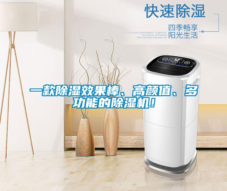 一款除濕效果棒、高顏值、多功能的除濕機！