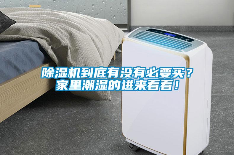 除濕機到底有沒有必要買？家里潮濕的進來看看！