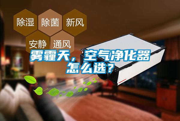 霧霾天，空氣凈化器怎么選？