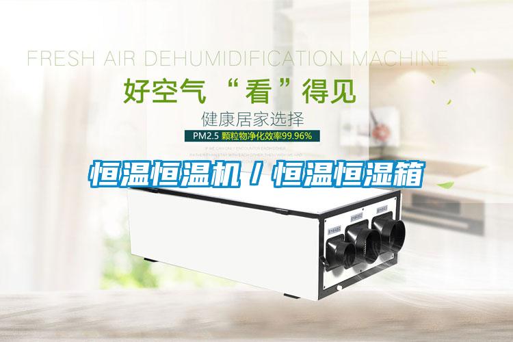 恒溫恒溫機/恒溫恒濕箱