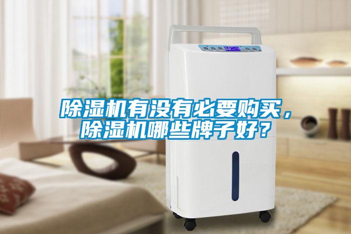 除濕機有沒有必要購買，除濕機哪些牌子好？