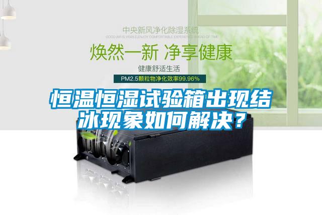 恒溫恒濕試驗(yàn)箱出現(xiàn)結(jié)冰現(xiàn)象如何解決?