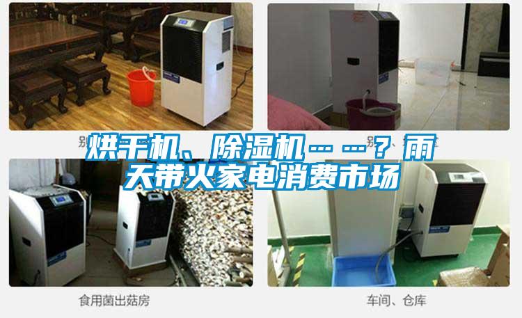 烘干機、除濕機……？雨天帶火家電消費市場