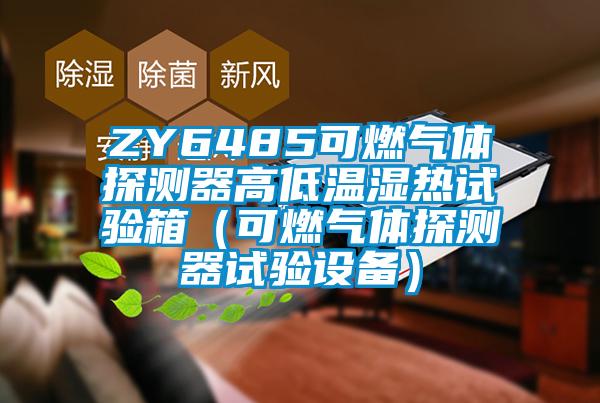 ZY6485可燃?xì)怏w探測(cè)器高低溫濕熱試驗(yàn)箱(可燃?xì)怏w探測(cè)器試驗(yàn)設(shè)備)