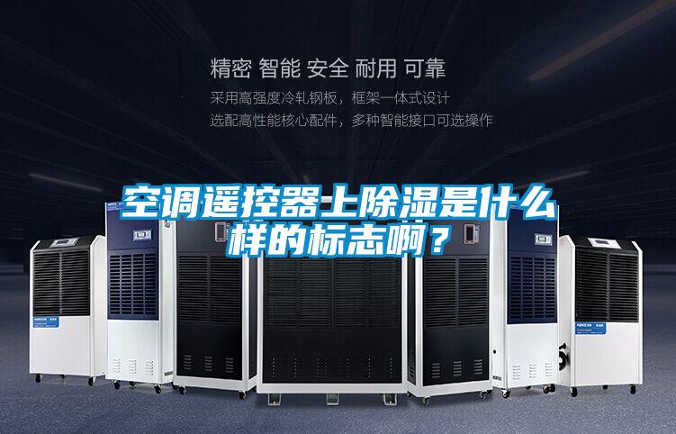 空調(diào)遙控器上除濕是什么樣的標志啊？