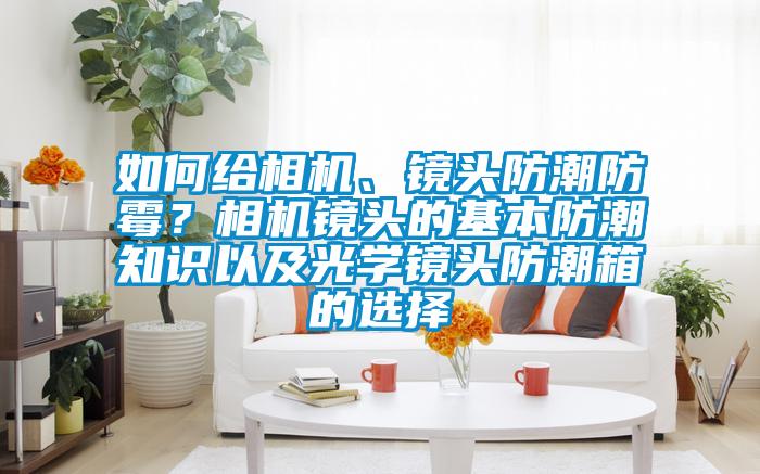 如何給相機、鏡頭防潮防霉？相機鏡頭的基本防潮知識以及光學鏡頭防潮箱的選擇