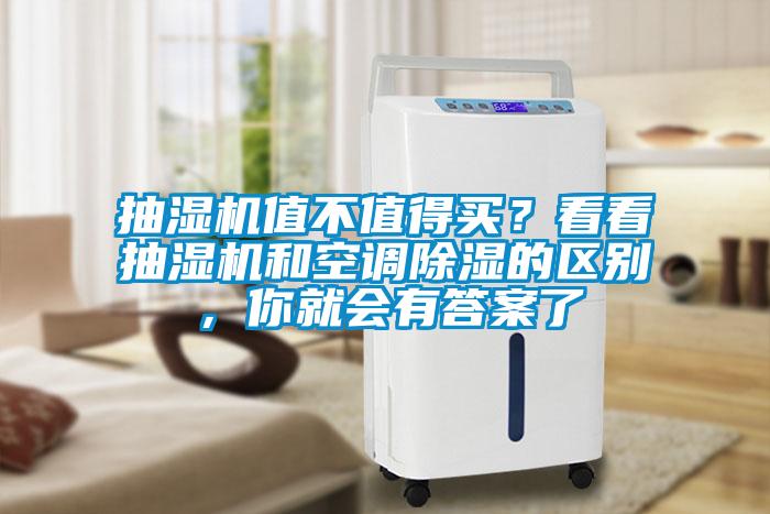 抽濕機值不值得買?看看抽濕機和空調除濕的區別,你就會有答案了