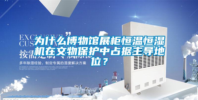 為什么博物館展柜恒溫恒濕機在文物保護中占據主導地位？