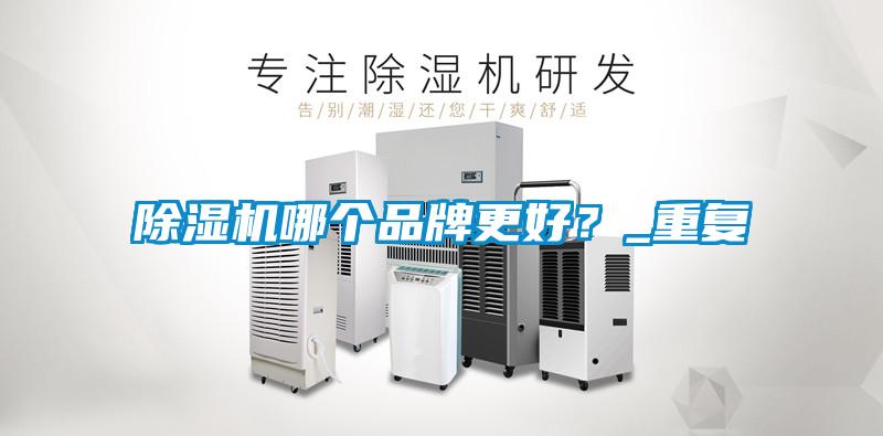 除濕機哪個品牌更好？_重復