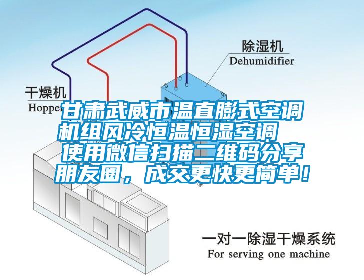 甘肅武威市溫直膨式空調(diào)機組風冷恒溫恒濕空調(diào)  使用微信掃描二維碼分享朋友圈，成交更快更簡單！