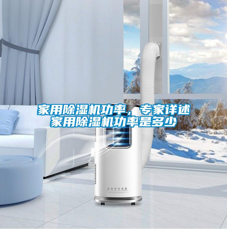 家用除濕機功率,專家詳述家用除濕機功率是多少