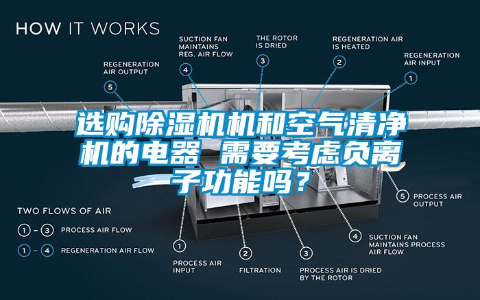 選購除濕機(jī)機(jī)和空氣清凈機(jī)的電器 需要考慮負(fù)離子功能嗎？