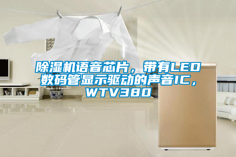 除濕機(jī)語音芯片，帶有LED數(shù)碼管顯示驅(qū)動的聲音IC，WTV380
