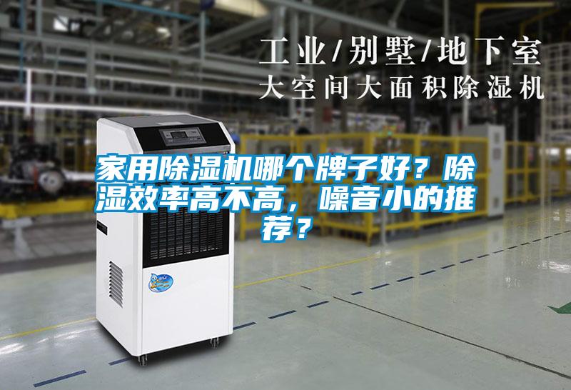 家用除濕機哪個牌子好？除濕效率高不高，噪音小的推薦？