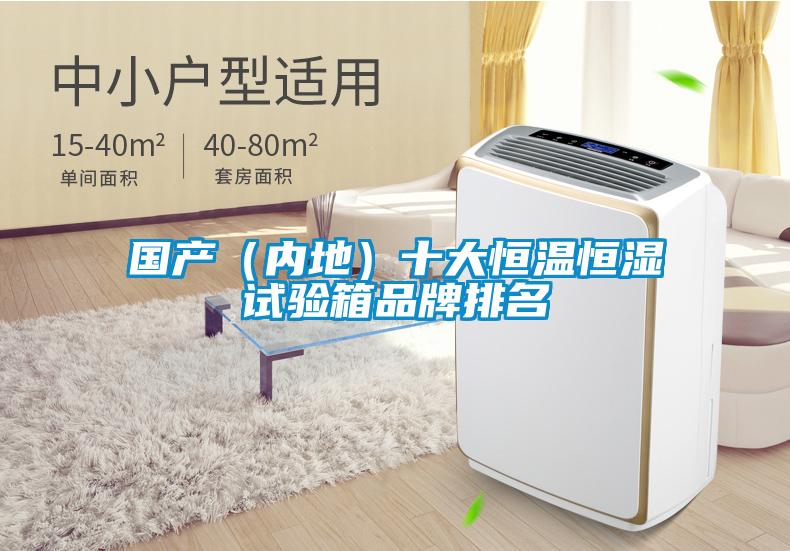 國(guó)產(chǎn)(內(nèi)地)十大恒溫恒濕試驗(yàn)箱品牌排名