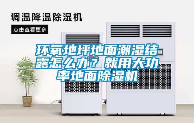環(huán)氧地坪地面潮濕結(jié)露怎么辦？就用大功率地面除濕機