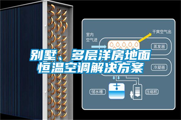 別墅、多層洋房地面恒溫空調解決方案