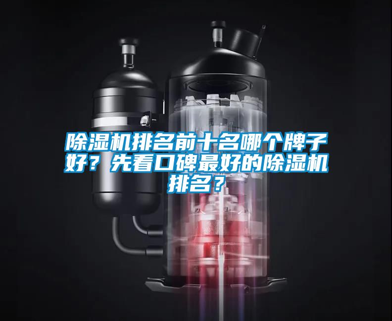除濕機(jī)排名前十名哪個牌子好？先看口碑最好的除濕機(jī)排名？